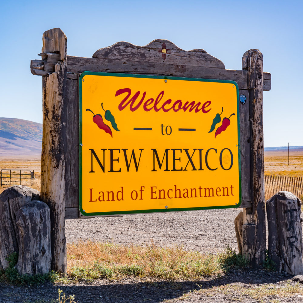 Welcome to New Mexico Sign – Land of Enchantment